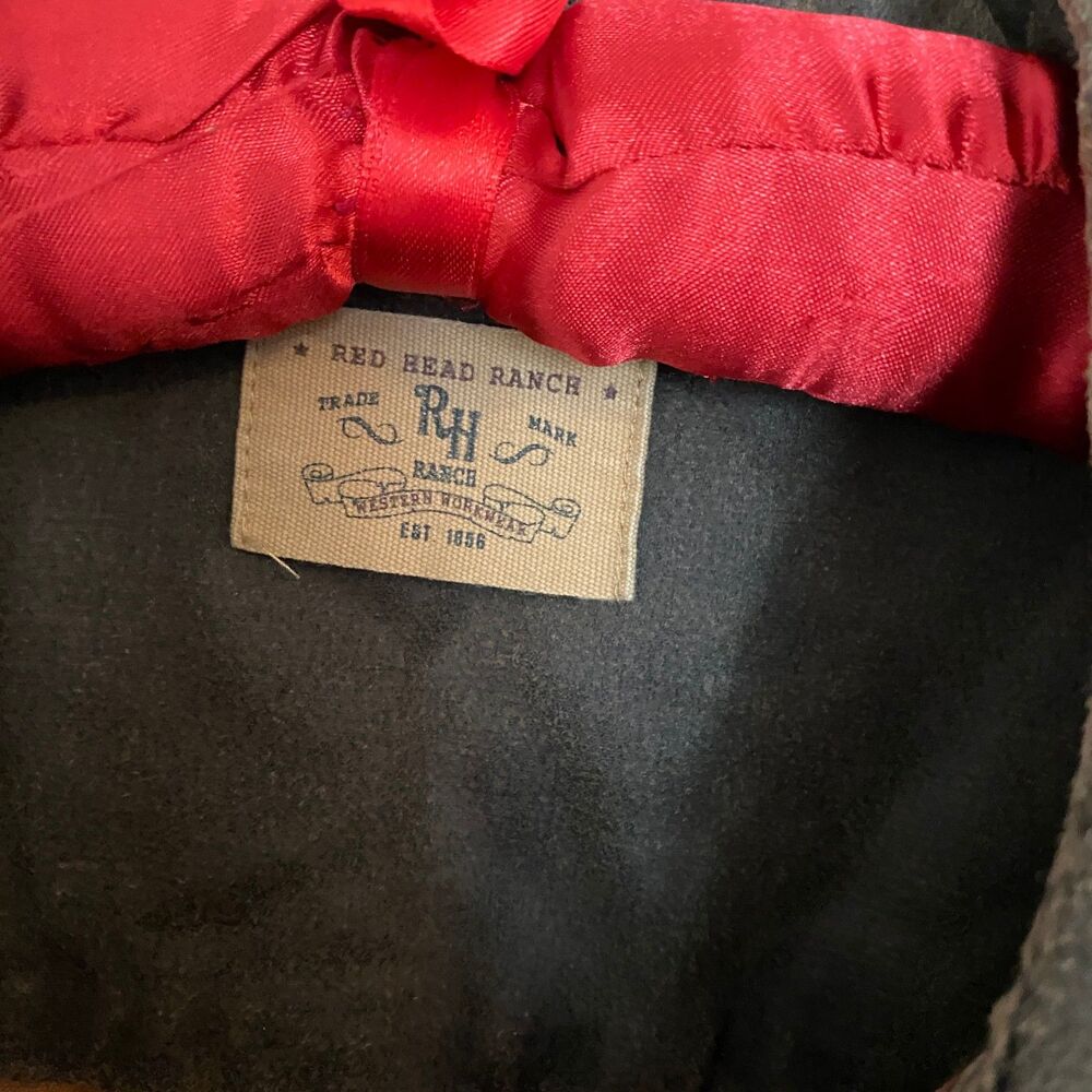 Red Head Ranch snap front brown shirt jacket - Picture 7 of 7